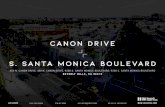 CANON DRIVE S. SANTA MONICA BOULEVARD ... 460 N. Canon Drive آ±1,727 SF 9390 S. Santa Monica Boulevard