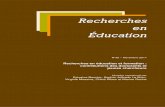 Recherches Éducation - Co Education 37 – Les acteurs ...co-education37.fr/wp-content/uploads/2017/12/REE_30.pdfles enseignants et les résultats de cette division sur la définition