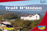 Trait D’Union - Site officiel de la Commune de Kirchberg en Alsace … · 2017. 12. 10. · Légendes de la vallée 27 Fleurissement 28 Animation ... Forestiers d’Alsace 56 Arboriculteurs