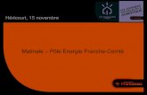 Matinale Pôle Energie Franche-Comté · 2014. 6. 10. · HANDIBAT® naît de la rencontre de ces trois parties. 01/10/2012 4 . ET DEPUIS 2003, DES CONSTATS STRUCTURELS qui rendent