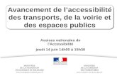 Avancement de l’accessibilité Titre des transports, de la ... · accessibilité Accessibilité des transports : mesures envisagées dans la LOM Signer une charte en faveur d’une