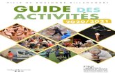 VILLE DE BOULOGNE-BILLANCOURT GUIDE DES ACTIVITÉS · 2020. 9. 17. · LES ACTIVITÉS MUNICIPALES LES ACTIVITÉS MUNICIPALES Activités pour adultes Activités pour enfants o Sports