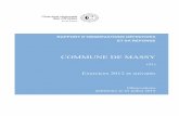 COMMUNE DE MASSY · 2019. 11. 22. · de travail de 2018, au contrôle des comptes et à l’examen de la gestion de la commune de Massy, pour les exercices 2012 et suivants. Les