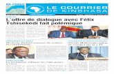LAMUKA L’offre de dialogue avec Félix Tshisekedi fait polémiquelecourrierdekinshasa.com/_zbhfiles/download.php?doc=... · L’ACTUALITÉ AU QUOTIDIEN 300 FC/200 CFA N° 3529 -