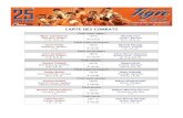 CARTE DES COMBATS - Punching Grace · 2020. 7. 2. · CARTE DES COMBATS Poids super-légers Batyr Jukembayev Montréal, Québec 17-0, 13 K.-O. 140 lb Ricardo Lara Jalisco, Mexique