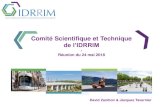 Comité Scientifique et Technique - IDRRIM...2018/05/24  · Guide « Les chantiers d’infrastructures routières et les milieux naturels : Prise en compte des milieux et des espèces
