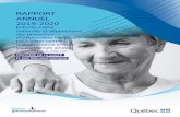 Rapport annuel 2019-2020 - Quebec · 2020. 9. 28. · RAPPORT ANNUEL 2019-2020 Entente-cadre . nationale et déploiement des processus d’intervention concertés pour lutter contre