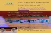 JN GRENOBLE2015 p1-5-6 - FCGA...• Pierre-Yves Chanu, Président de la plateforme RSE, Responsabilité sociétale des entreprises • Laurent Grandguillaume, Député de la Côte-d’or,