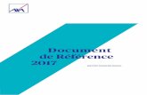 Document de Référence 2017...DOCUMENT DE RÉFÉRENCE - RAPPORT ANNUEL 2017 - AXA I 1 Le présent Document de Référence intègre (i) tous les éléments du Rapport Financier Annuel