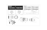 PPZR-EP02 / POSR-EP02 Instruction manual...主要材質 ：NBR 主な仕様 対応レンズ・防水プロテクター 対応レンズ M.ZUIKO DIGITAL ED 9-18mm 防水プロテクター