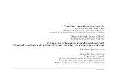 Guide méthodique - pousse-crayon · 2013. 12. 11. · métiers du dessin sous le champ professionnel « Planification du terri-toire et de la construction », un cadre dans lequel