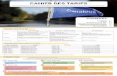 CAHIER DES TARIFS - Les Canalous...Vous trouverez dans les pages qui suivent le détails des tarifs et promotions pour la France et l’Europe pour la saison 2021. SOMMAIRE. Promotions