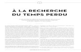 À LA RECHERCHE DU TEMPS PERDU...veryimportantwatches.com À LA RECHERCHE DU TEMPS PERDU Le titre de l’œuvre célèbre de l’écrivain français Marcel Proust convient parfaitement