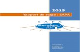 Rapport de stage : SAPApalimpsestes.fr/IUT/pmo/pmo2015/mission_final/K-rapport... · 2015. 6. 10. · SAPA qui a été notre tutrice au sein de l’association. Elle nous a accordé