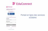 EduConnect - Lycée En Forêt, Montargis · 2019. 11. 1. · services proposés dans le cadre de la scolarité des enfants, comme le précise la brochure d information de l'éducatian