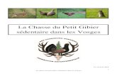 La Chasse du Petit Gibier sédentaire dans les Vosges · 3 - La chasse du petit gibier sédentaire dans les Vosges - I. La chasse du Petit Gibier sédentaire : les aspects réglementaires