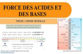 FORCE DES ACIDES ET DES BASESjbrelphysique.free.fr/docs/terminale/C04.pdf · acide-base consiste typiquement en un mélange d’acidefaible et de sa base conjuguée (sel). Exemple: