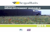 RAPPORT DÉVELOPPEMENT DURABLE - Legallaism1.legallais.com/common/pdf/0219G-Rapport-developpement... · 2015. 10. 2. · 2012: Trophée de la ... vivre ensemble. LEGALLAIS EST SO14