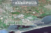 AGROPOLIS · Aménagement du territoire, Risques Page 48 Les formations Page 64 ... locale, de fournir des informations utiles pour la gestion des ressources environnementales et