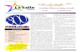 Le bulletin de liaison du Réseau La Salle N° 23 novembre 2018lasalle.stcharles.fr/wp-content/uploads/2018/11/DLSI23.pdf · 2018. 11. 2. · DE LA SALLE INFOS N°23 2 Vie du réseau