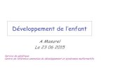 Développement de l’enfant - Département Yonne · Développement intellectuel, Piaget • Etapes de l’adaptation: l’enfant évolue et se construit en périodes successives