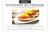 L’amour d’une cuisine de qualité DOSSIER de PRESSE · 2019. 11. 28. · MOUSSET, restaurateur parisien reconnu et Bertrand LAZARE, expert en stratégie digitale, RestoPARTNER