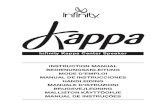Infinity Kappa Center Speaker - · PDF file 2004. 2. 10. · Infinity KAPPA CENTER Instruction Manual Congratulations on choosing Infinity KAPPA Series Loudspeakers. The instructions