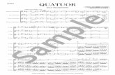 Score QUATUOR Arr. Yuto...Score QUATUOR pour Saxophones Claude Achille Debussy Arr. by Yuto Miyake & & & & # # S. Sax. A. Sax. T. Sax. B. Sax. 17 œ œœ œ œœœœœb œœœœ œœœœnœœœœœœœœœ