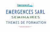 info@emergencesgroupe.com …emergencesgroupe.com/catalogue/SEMINAIRES-PROFESSIONNELS.… · 2018. 3. 27. · sein de l’entreprise ainsi que de la nécessité de répartir les pouvoirs