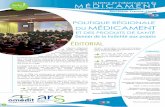 POLITIQUE RéGIONALE MéDICAMENT · 2017. 12. 11. · La première édition d’une matinée régionale d’échanges, qui a été organisée le jeudi 5 octobre 2017, à Dole, avec