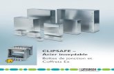 CLIPSAFE â€“ Acier inoxydable ... sans flasque, avec plaque de fond Acier inoxydable 316L / 1.4404 Silicone