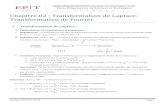 Chapitre 02 : Transformation de Laplace Transformation de Fourierepst-tlemcen.dz/docs/cours/math/S4/Chap-2-analyse42015.pdf · 2015. 5. 6. · fonctions non périodiques. 1. Définitions