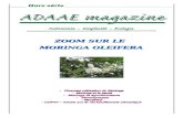 Hors série ADAAE magazine · 2015. 8. 31. · - Moringa et agroforesterie - Témoignages - Recettes - COP21 – forum sur le réchauffement climatique. Magazine gratuit, reproduction
