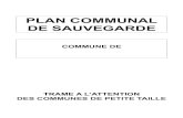 COMMUNE DE - Seine-et-Marne · Organigramme de la cellule de crise p. 7 3. Fiches-actions des intervenants p. 8 III. DIAGNOSTIC DES RISQUES ... L’objectif du plan communal de sauvegarde