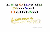 Le gUiDe du NouVeL HaBitAnt - LORMES · 2019. 2. 5. · Le collège de Lormes s’attache à porter les élèves vers des horizons nouveaux et à leur permettre une belle ouverture