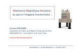 Résonance Magnétique Nucléaire : du spin à l’imagerie …lagouge.ecole-alsacienne.org/14-15/cahier_texte_TS... · 2014. 8. 18. · Résonance Magnétique Nucléaire : du spin