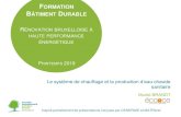FORMATION Bأ‚TIMENT DURABLE - Bruxelles Environnement 2021. 3. 10.آ  N NBN D 51-003 - NBN D 51-004 -