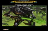 Codex Nécrons v4.3 pour Epic Armageddon...pour Epic Armageddon , le système de jeu des combats de masse dans l’univers de Warhammer 40k. L’Ombre s’étend sur l’univers…