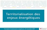 Présentation PowerPoint · 2017. 11. 30. · Le Grand Narbonne souhaite développer la production locale d'énergies renouvelables et la récupération de chaleur [économie c rculaire),