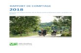 RAPPORT DE COMPTAGE 2018 - La Route verte...Nous les en remercions. Vélo Québec encourage les gestionnaires de la Route verte et ses autres partenaires à diffuser ce rapport ou