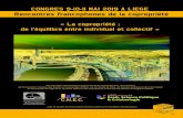 Rencontres francophones de la copropriété - UNPI · Rencontres francophones de la copropriété - 9 au 11 mai 2019 à LIEGE A renvoyer au plus tard le 2 mai 2019 à « Rencontres