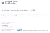 Étude de l’impact économique – AQIP...Objet : Rapport final –Étude de l’impact économique de l’abolition du crédit d’impôt sur la masse salariale bénéficiant aux