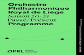Orchestre Philharmonique Royal de Liège Saison 20-21 P ... · LISZT, Valse de l’opéra Faust de Gounod S. 407 ... Thalberg Grand caprice sur des motifs de La Sonnambula de Bellini