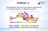 Simulation de la circulation générale à mésoéchelle en ......2015/07/16  · Simulation de la circulation générale à mésoéchelle en Méditerranée. PPR GMMC (01/2011-12/2013)