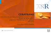 CERATRANS - Agence nationale de la recherche · 2019. 1. 29. · Etat de l’art Krell et al. par HIP RIT (640 nm) = 72% e=0,8 mm Grasso et al. par SPS haute pression (400 MPa) RIT