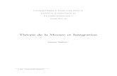 Théorie de la Mesure et Intégration - sorbonne-universite.fr · 2016. 9. 2. · UniversitéPierre&MarieCurie(Paris6) LicencedeMathématiquesL3 UELM364Intégration1 Année2011–12
