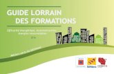 GUIDE LORRAIN DES FORMATIONS - Envirobat Grand Est · 2020. 4. 21. · Une actualisation du Guide est indispensable compte tenu des enjeux décrits par les différents dispositifs