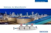 Valves & Manifolds - WIKA Instrument, LPNeedle valves and manifolds Pressure 6,000 … 10,000 psig (420 … 689 bar) Temperature (PTFE) -54 °C … +210 °C Standard bore diameter