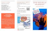 Samedi 14 octobre Université Paris 8 - AMPHI X DYS-NOUS LA · 2017. 10. 8. · Pacôme AVONDO, guitare Anne-Marie BECK, mezzo Sylvie BOUCHEZ, mezzo-soprano Cécile CLAUDE, piano