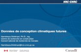 Données de conception climatiques futures · 2021. 2. 21. · Changements prévus dans les valeurs climatiques de calcul : valeurs de calcul de la neige et de la glace 14 • Charge